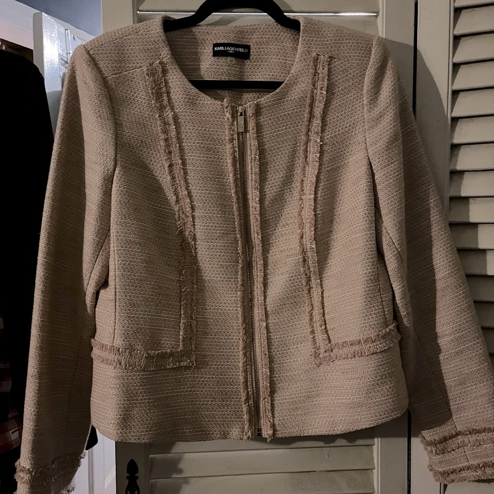 Blush tweed lady jacket - Karl Lagerfeld